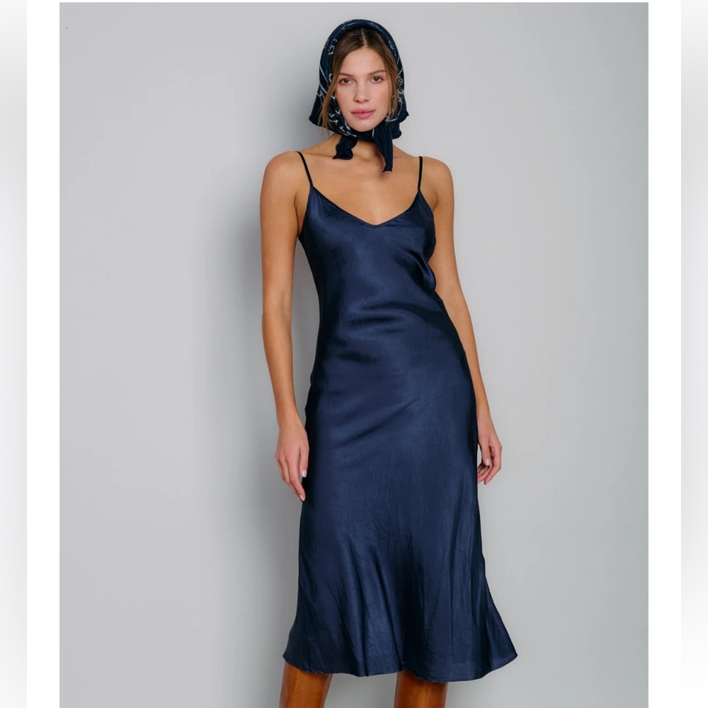 Organic by John Patrick Bias Long Slip Dress